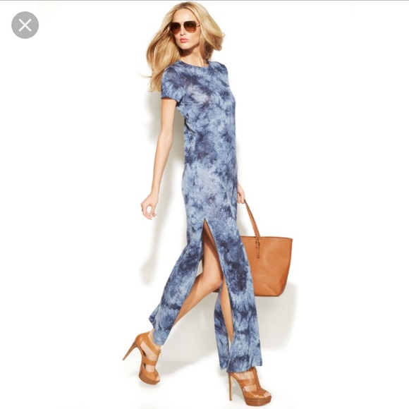 michael kors tie dye maxi dress